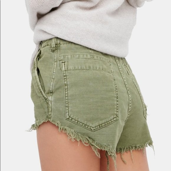 Raw & Patched Free People Shorts - Picture 2 of 8